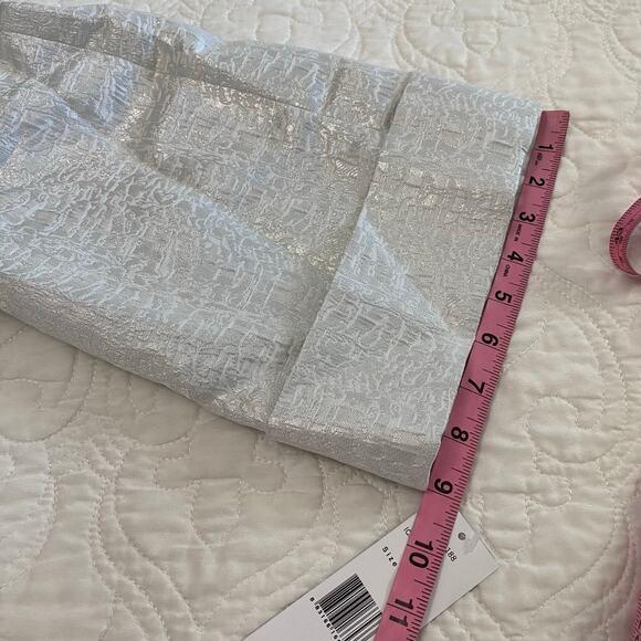 Lafayette 148 Metallic Ruffle Zip Dress Jacket Plus Size 14 New Formal Business - Picture 8 of 12